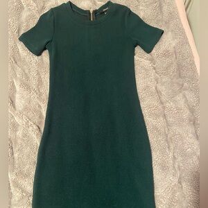 Forever 21 Form Fitting Green Dress